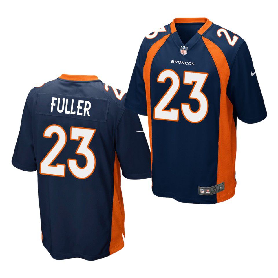 Men Denver Broncos #23 Kyle Fuller Nike Blue Game NFL Jersey